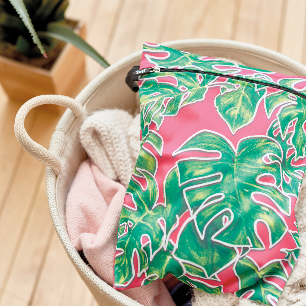 S'wet Travel Laundry Bag | * NEW * recycled fabric & lining | wet\dry bag | 14 x 18