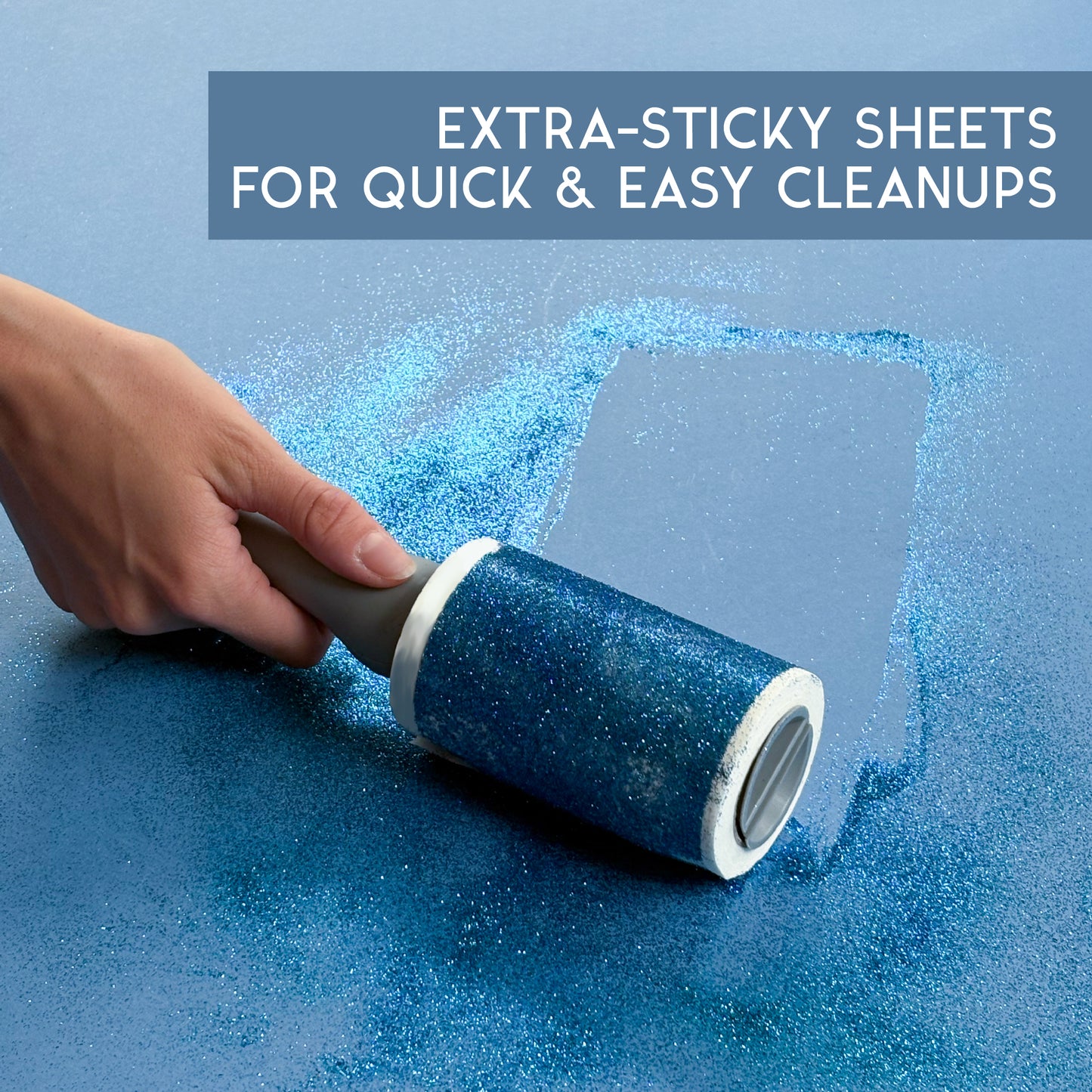 GLEENER Lint Roller | Strong Grip Adhesive Easy Peel Sheets | 90 Sheets
