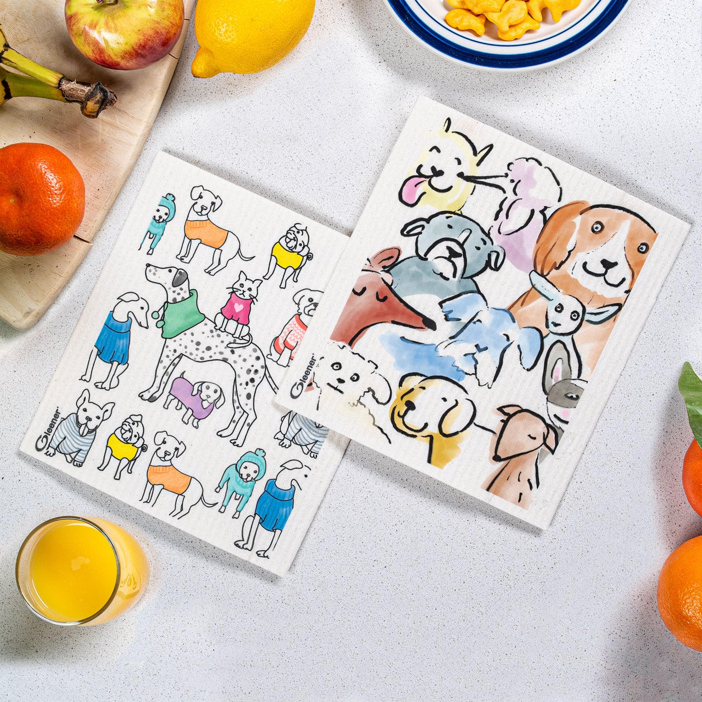 GLEENER Super Eco Cloth | 2-pack | Besties Collection