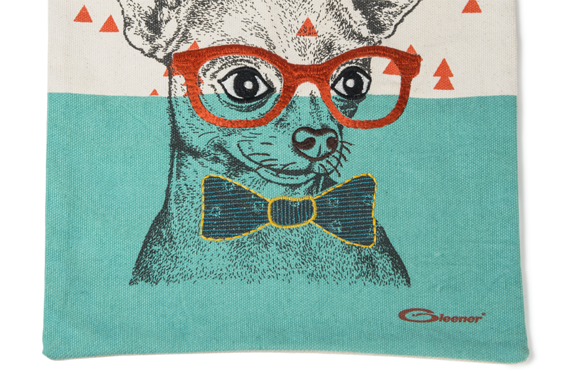 Dapper Dog Canvas Tote