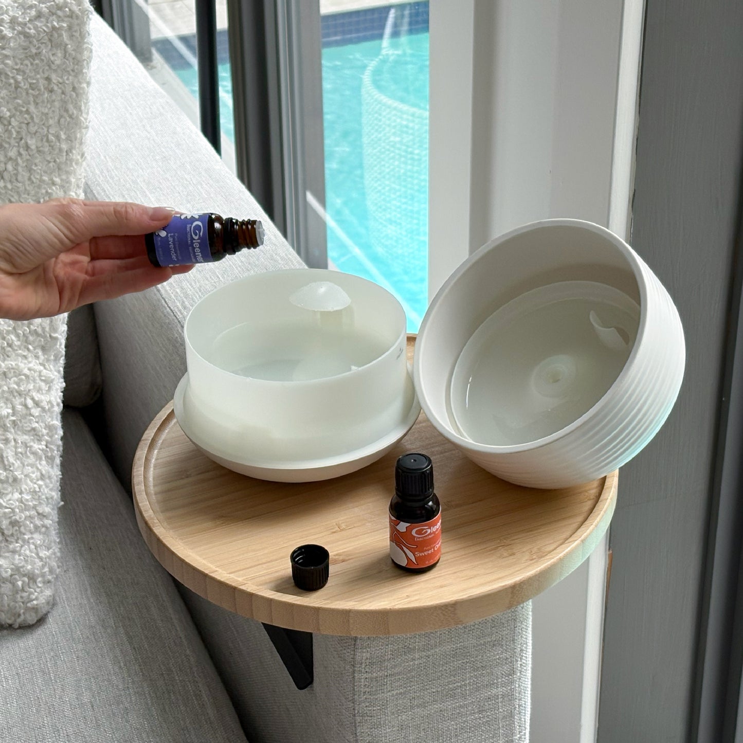 GLEENER Laundry Essentials | 2 pack | Natural Essential Oils Lavender and Sweet Orange