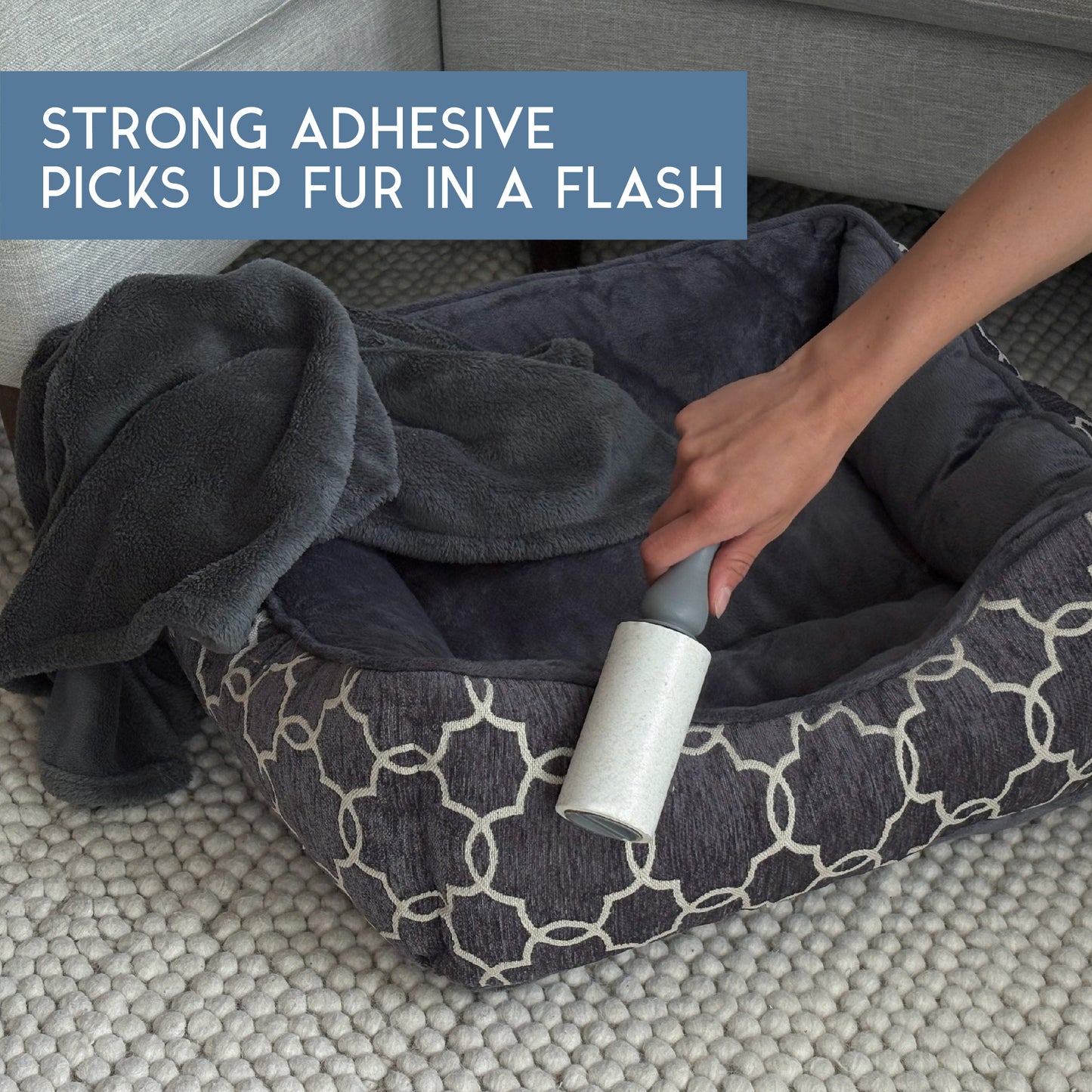 GLEENER Lint Roller Refills | Strong Grip Adhesive Easy Peel Sheets | 2 Pack | 90 Sheets Each (Copy)