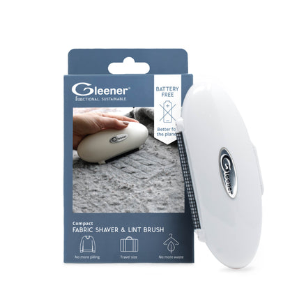 GLEENER Compact 4-in-1 Battery-Free Fabric Shaver & Lint Brush
