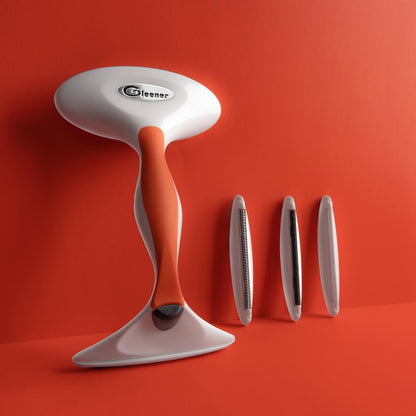 GLEENER 4-in-1 Fusselrasierer und Fusselbürste (Kupferorange)