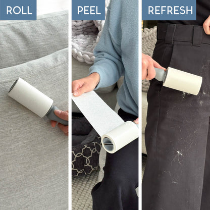GLEENER Lint Roller | Strong Grip Adhesive Easy Peel Sheets | 90 Sheets