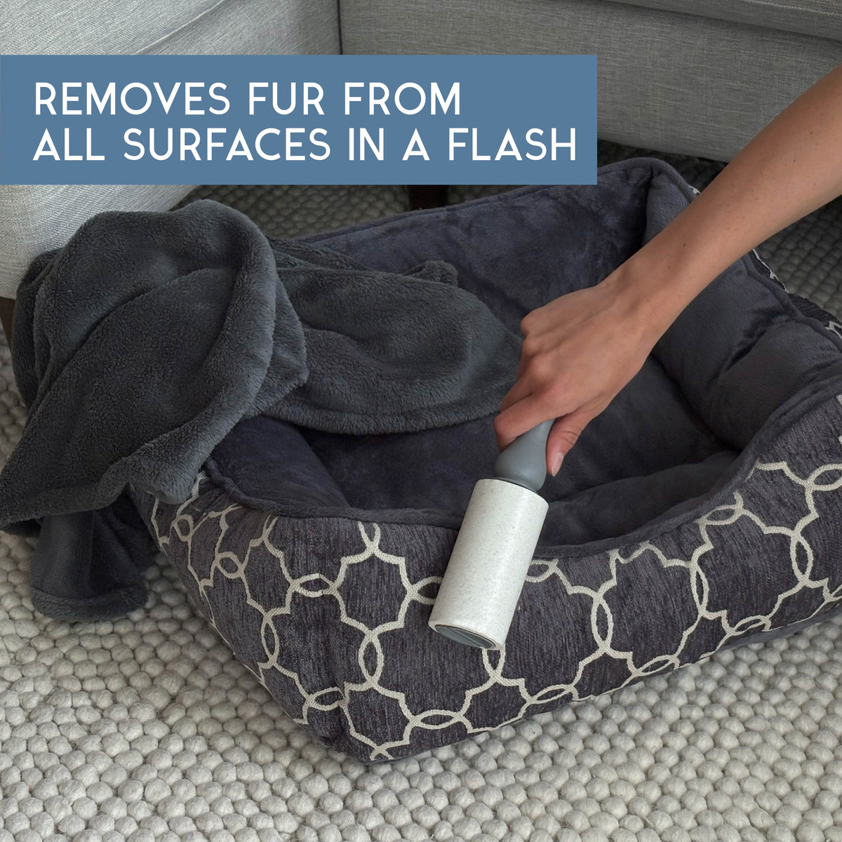 GLEENER Lint Roller | Strong Grip Adhesive Easy Peel Sheets | 90 Sheets