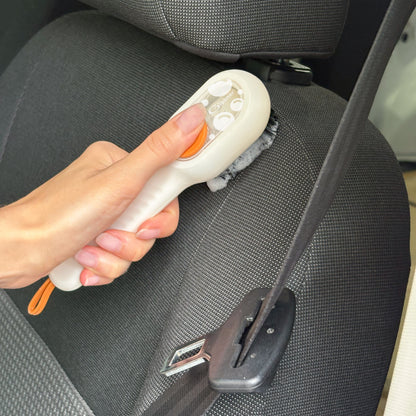 Quick Clean Scrub Brush | Shoe & fabric brush with built-in soap dispenser