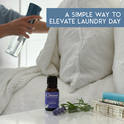 GLEENER Laundry Essentials | 2 pack | Natural Essential Oils Lavender and Sweet Orange