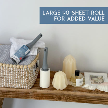 GLEENER Lint Roller | Strong Grip Adhesive Easy Peel Sheets | 90 Sheets