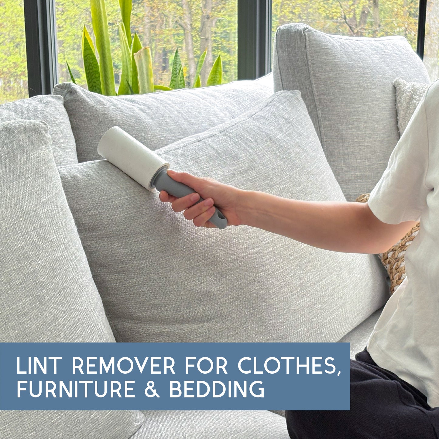 GLEENER Lint Roller | Strong Grip Adhesive Easy Peel Sheets | 90 Sheets