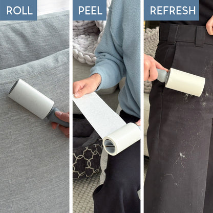 GLEENER Lint Roller | Strong Grip Adhesive Easy Peel Sheets | 90 Sheets