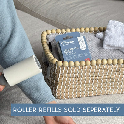 GLEENER Lint Roller | Strong Grip Adhesive Easy Peel Sheets | 90 Sheets