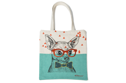 Dapper Dog Canvas Tote